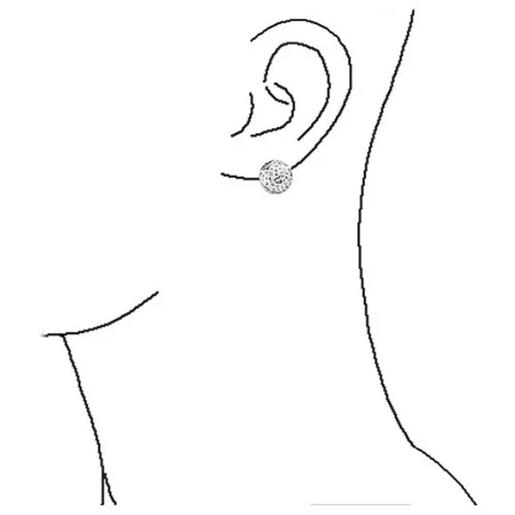 Pattern Embossed Metal Dome (Clip On) Earrings
(New) - Picture 2 of 2